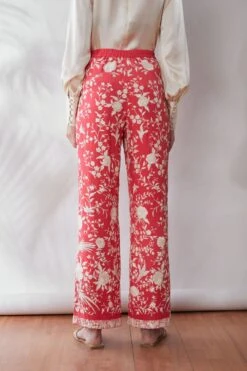 Jahan Salmon Classic Gara Straight Pants -Africans Shop b 64409