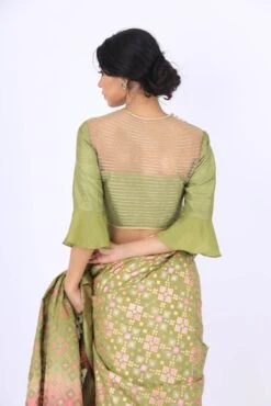 Green Crop Top / Blouse -Africans Shop blsrikgr b