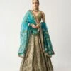 Ferhia Dupatta Ferozi Lehenga Set -Africans Shop c0011