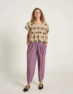 Floral Puff Sleeve Shirt