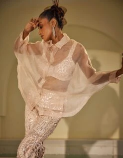 Organza Shirt -Africans Shop ct1020orgp4