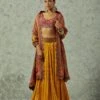 Mustard Crinkled Skirt With A Dupatta And Blouse 2 Mustard Crinkled Skirt With A Dupatta And Blouse -Africans Shop dac674mustard1