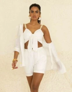 White Daisy Resort Shirt