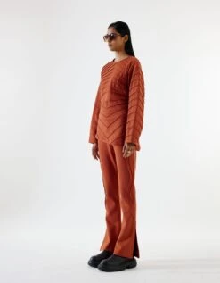 Echo Knitted Top And Pant Set -Africans Shop echo145