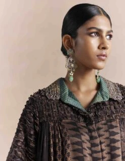 Black Mrida Texture Shirt -Africans Shop fb2308b4