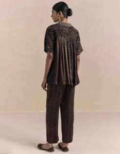 Black Mrida Texture Shirt -Africans Shop fb2308bb