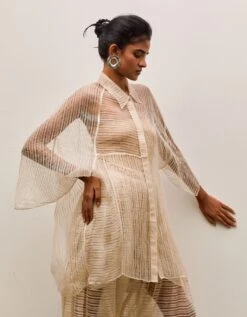 Ecru Terra Shirt -Africans Shop gaiyo614