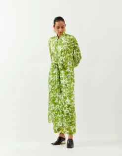 Inca Green Clover Knot Shirt