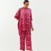 Inca Pink Houndstooth Trousers -Africans Shop incatr01pinkhoundstooth1