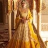 Yellow And Off White Varq Lehenga Set -Africans Shop itrh12271