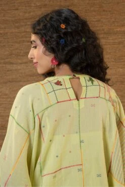 Green Paakhi Kimono Top -Africans Shop j2220b5