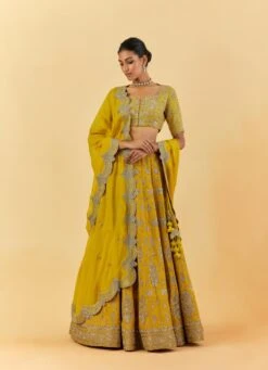 Mustard Raw Silk Blouse