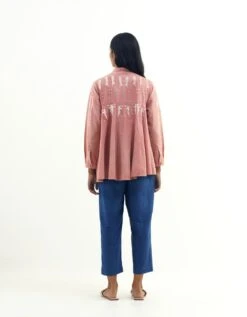 Pink Blended Cotton Keidn Shirt -Africans Shop keidnmsk70osn45b