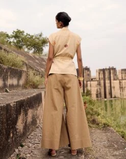 Beige Owlet Top -Africans Shop kw876b