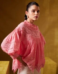 Lea Print Top In Pink -Africans Shop lef23tpkp4