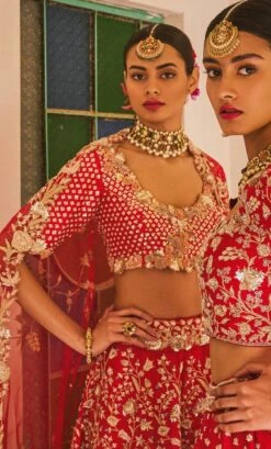 Red Heavy Lehenga Set 7 Red Heavy Lehenga Set -Africans Shop lhnt02 b