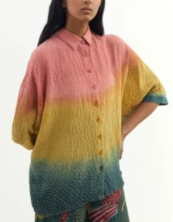 Multi Colour Lsrin Blended Cotton Shirt -Africans Shop lsrinmsk100aobd234