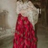Maroon Ushma Lehenga Set 1 Maroon Ushma Lehenga Set -Africans Shop m10 1