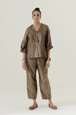 Brown Mool Boho Pant