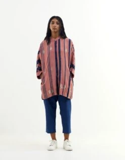 Pink Macca Kimono Sleeve Shirt