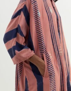Pink Macca Kimono Sleeve Shirt -Africans Shop maccahs6bss454