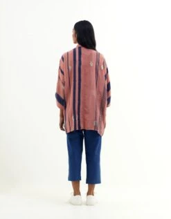 Pink Macca Kimono Sleeve Shirt -Africans Shop maccahs6bss45b