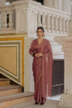 Burgandy Menal Blouse