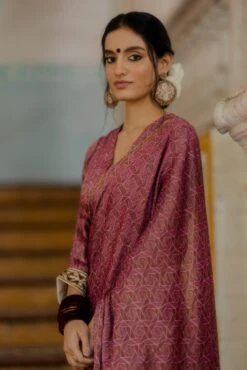 Burgandy Menal Blouse -Africans Shop mim00199 b