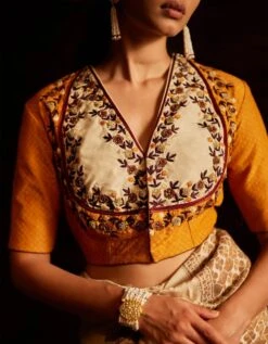 Portia Blouse In Mustard -Africans Shop mimal007b 1