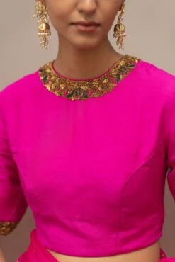 Fuchsia Gauri Blouse -Africans Shop mimkj025b
