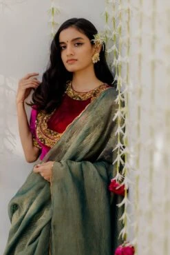 Magenta Rekha Embroidred Blouse