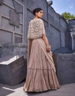 Ivory Lehenga Skirt Set -Africans Shop mk01850b