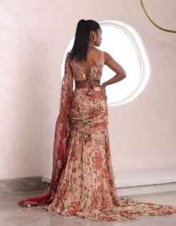 Nude Anyasha Lehenga Set -Africans Shop mmmwf23926b