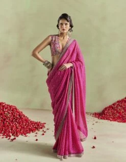 Hot Pink Mythili Blouse