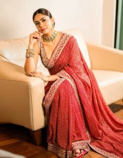 Advika Blouse In Red