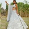 Cloudy Blue Ivy Lehenga Set