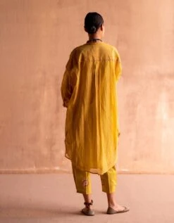 Nimbu Yellow Aditya Shirt -Africans Shop nimbuyellowadityashirtb