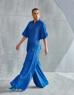 Blue Vervain Denim Top -Africans Shop njst 13063