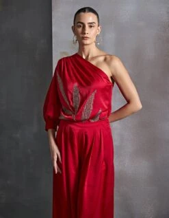 Calathea One Off Shoulder Top -Africans Shop njst13214