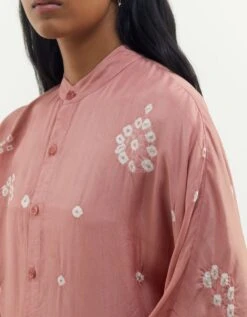 Pink 100% Silk Shirt -Africans Shop nmaccahs6tz454