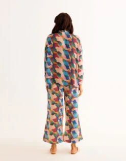 An Abstract Print Victorian Shirt -Africans Shop nornmatizabvicshtb