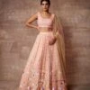 Peach Roseate Mehr Lehenga Set -Africans Shop nslblc22561