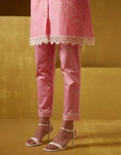 Nysa Print Pants In Pink -Africans Shop nyf23ppk4