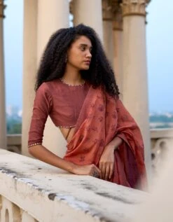 Mauve With Amber Venus Nyx Blouse