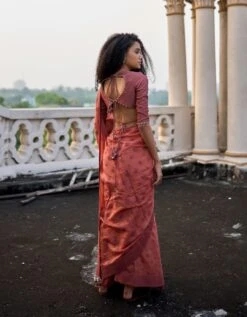 Mauve With Amber Venus Nyx Blouse -Africans Shop nyxblouse3