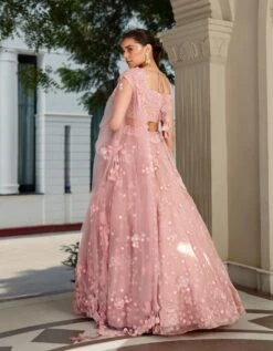 Lavender Embroidered Lehenga Set -Africans Shop osl557b