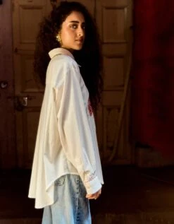 White Women'S Watson Shirt -Africans Shop pa495