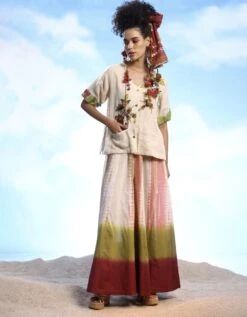 Ecru/Mehroon Zara Top -Africans Shop pal212