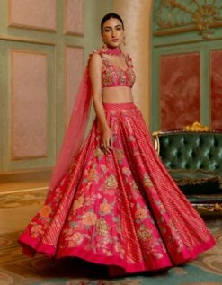 Blooming Floral Printed Lehenga Set. 10 Blooming Floral Printed Lehenga Set. -Africans Shop ph22263