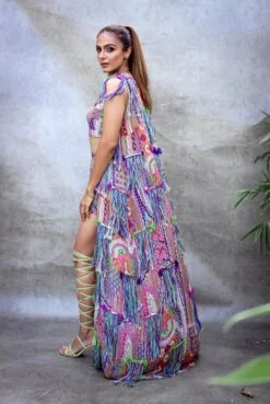 African Print Embroidered Jacket With Bustier And Short Pants 9 African Print Embroidered Jacket With Bustier And Short Pants -Africans Shop psjk0051b